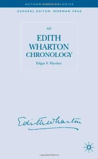 cover of the book An Edith Wharton Chronology