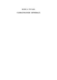 cover of the book Climatologie Generală