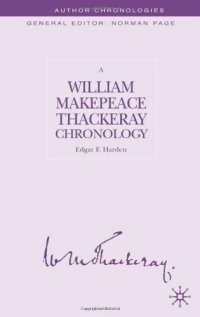 cover of the book A William Makepeace Thackeray Chronology