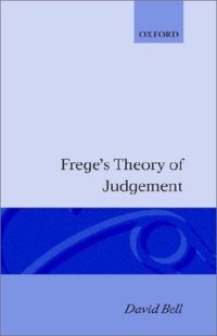 cover of the book Frege's Theory of Judgement