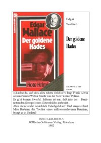 cover of the book Der goldene Hades