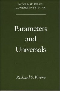 cover of the book Parameters and Universals (Oxford Studies in Comparative Syntax)