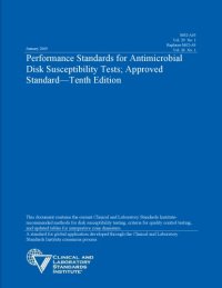 cover of the book Performance Standards for Antimicrobial Disk Susceptibility Tests; Approved Standard—Tenth Edition.