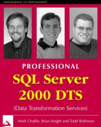 cover of the book Professional SQL Server 2000 DTS (Data Transformation Service)