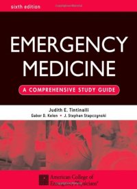 cover of the book Emergency Medicine: A Comprehensive Study Guide 6th edition