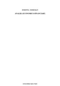 cover of the book Analiza economico-financiară