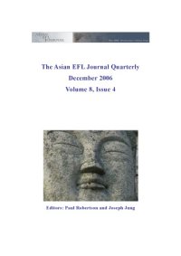 cover of the book The Asian EFL Journal Quarterly December 2006 Volume 8, Issue 4