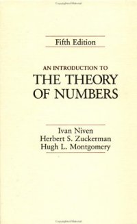 cover of the book An Introduction to the Theory of Numbers