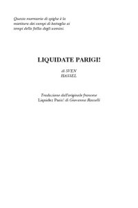 cover of the book Liquidate Parigi