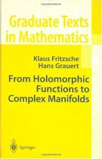 cover of the book From Holomorphic Functions to Complex Manifolds