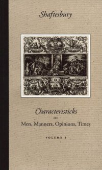 cover of the book CHARACTERISTICKS OF MEN, MANNERS, OPINIONS, TIMES 3 VOL PB SET vol 3