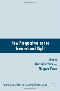 cover of the book New Perspectives on the Transnational Right (Palgrave Macmillan Transnational History)