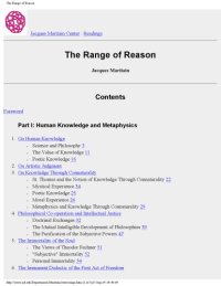 cover of the book The range of reason