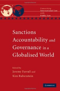 cover of the book Sanctions, Accountability and Governance in a Globalised World (Connecting International Law with Public Law)