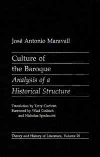 cover of the book Culture of the Baroque: Analysis of a Historical Structure