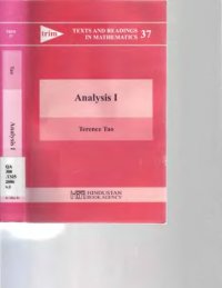 cover of the book Analysis I (v. 1)