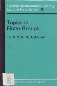 cover of the book Topics in Finite Groups