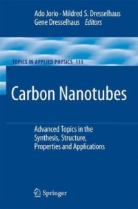 cover of the book Carbon Nanotubes: Advanced Topics in the Synthesis, Structure, Properties and Applications
