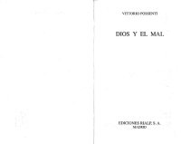 cover of the book Dios y el mal