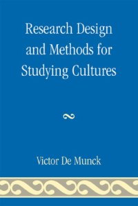 cover of the book Research Design and Methods for Studying Cultures