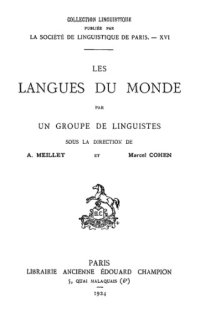 cover of the book Les langues du monde