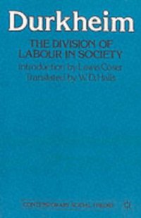 cover of the book The Division of Labour in Society