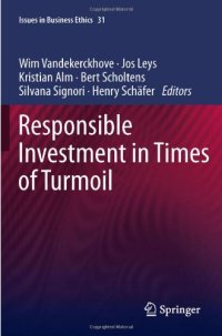 cover of the book Responsible Investment in Times of Turmoil