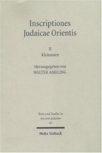 cover of the book Inscriptiones Judaicae Orientis. Band II: Kleinasien