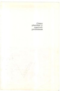 cover of the book COMO PLANTEAR Y RESOLVER PROBLEMAS