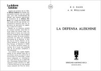 cover of the book La defensa Alekhine