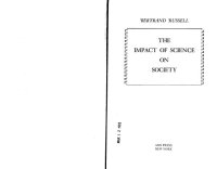 cover of the book The Impact of Science on Society