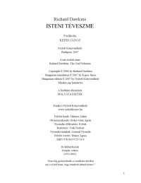 cover of the book Isteni téveszme