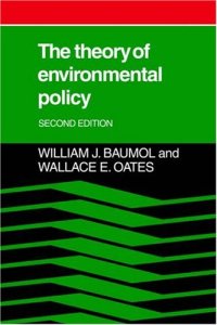 cover of the book The Theory of Environmental Policy