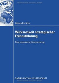 cover of the book Wirksamkeit strategischer Frühaufklärung: Eine empirische Untersuchung