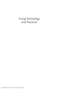 cover of the book Frying technology and practices