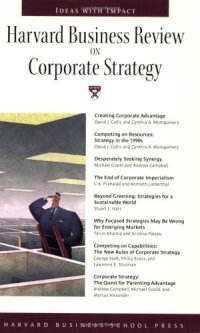 cover of the book Harvard Business Review on Corporate Strategy (Harvard Business Review Paperback Series)