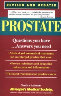 cover of the book Prostate: Questions You Have ...Answers You Need