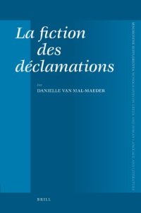 cover of the book La fiction des déclamations