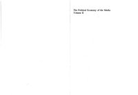 cover of the book The political economy of the media vol.2