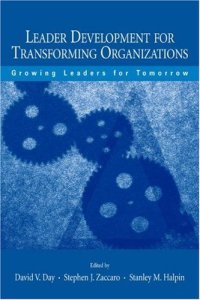 cover of the book Leader Development for Transforming Organizations: Growing Leaders for Tomorrow (Applied Psychology Series)