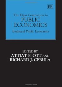 cover of the book Elgar Companion to Public Economics: Empirical Public Economics (Elgar Original Reference)