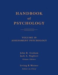 cover of the book Handbook of Psychology, Assessment Psychology