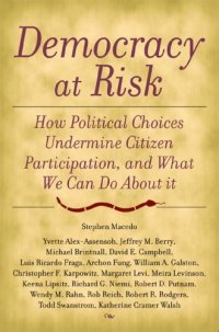 cover of the book Democracy at Risk: How Political Choices Undermine Citizen Participation