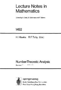 cover of the book Number-Theoretic Analysis