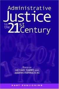 cover of the book Administrative Justice in the 21st Century