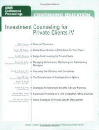 cover of the book Investment Counseling for Private Clients IV