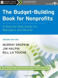 cover of the book The Budget-Building Book for Nonprofits: A Step-by-Step Guide for Managers and Boards (The Jossey-Bass Nonprofit Guidebook Series)