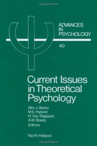 cover of the book Current Issues in Theoretical Psychology