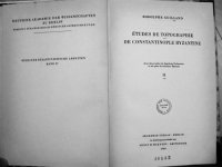 cover of the book Études de topographie de Constantinople byzantine, Tome II