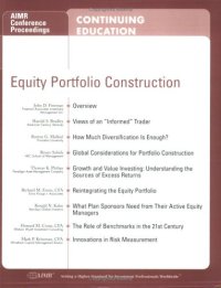 cover of the book Equity Portfolio Construction